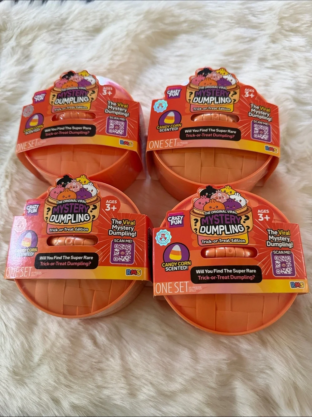 RMS Candy Corn Scented Dumpling - set of 4